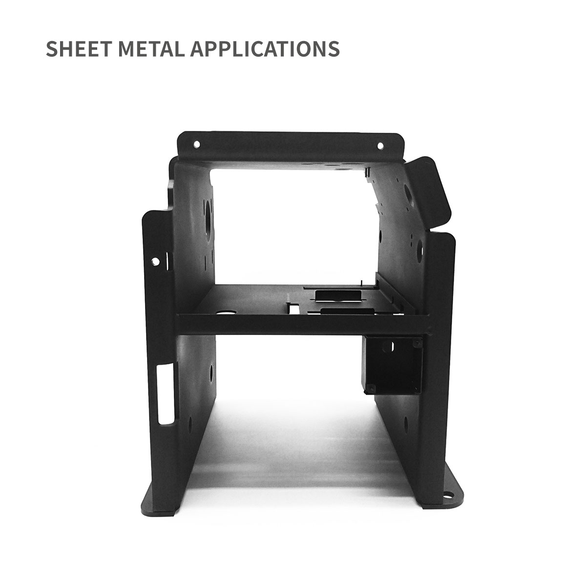 Hochleistungs -Chassis -Basis mit großer Kapazität für Metallgehäuse mit DIN -Schiene