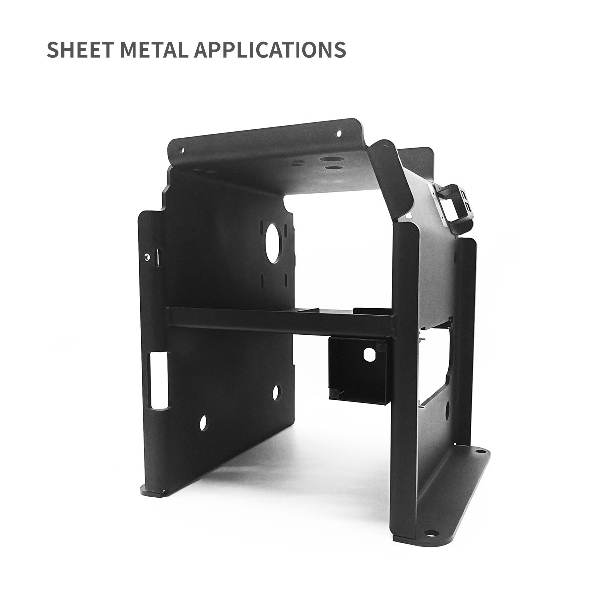 Hochleistungs -Chassis -Basis mit großer Kapazität für Metallgehäuse mit DIN -Schiene