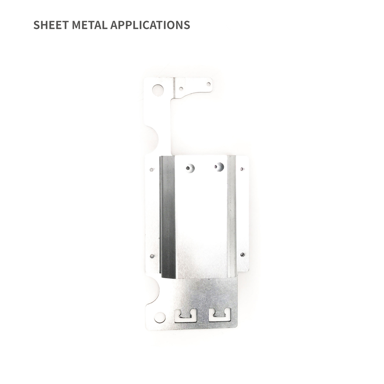 Montageplatte mit Abdeckung für Gehäusemetalldesign