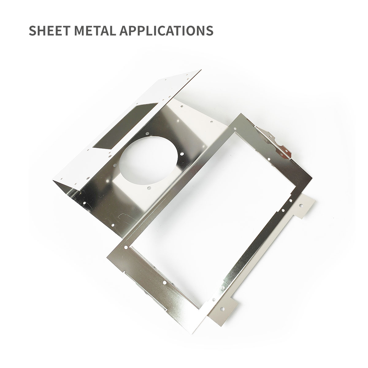 Edelstahl -Montagetracks aus Edelstahl -Metallgehäuse einschließlich Motor