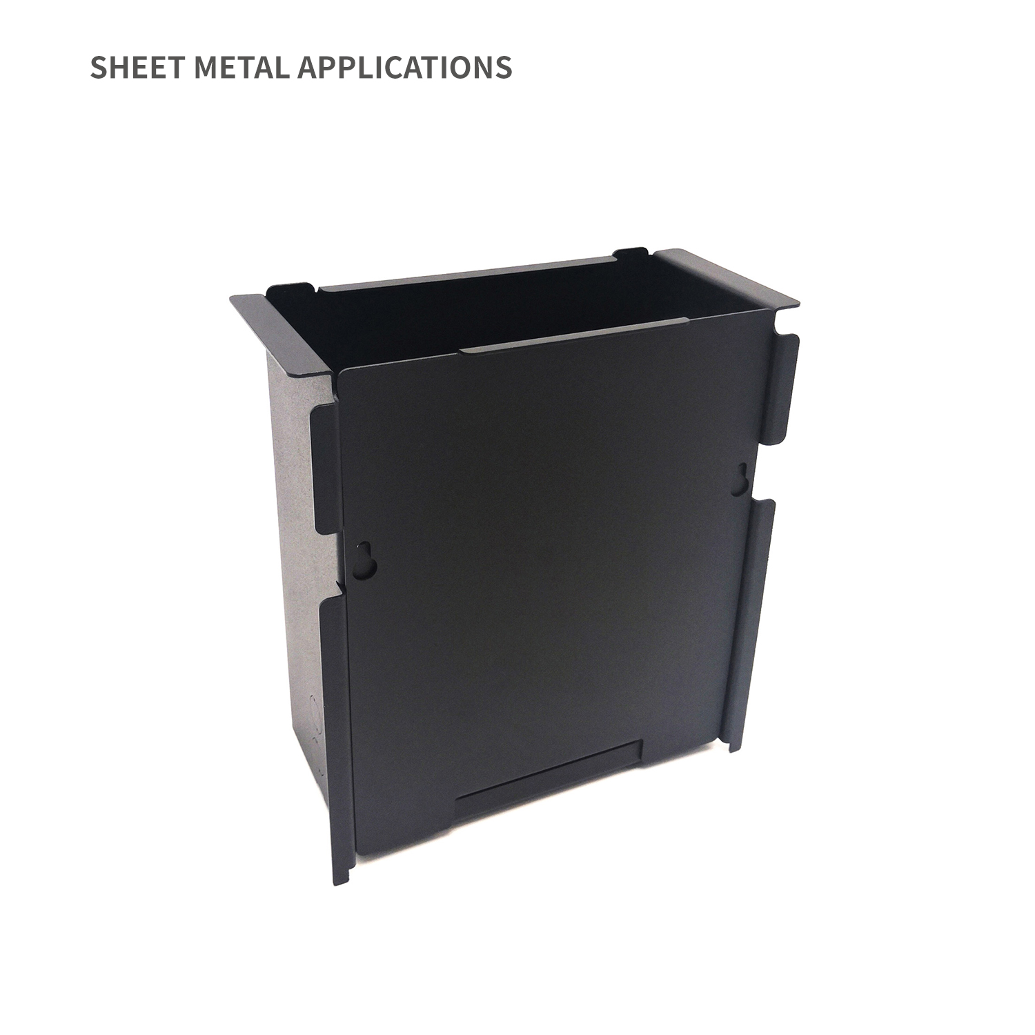 Klassische Stromversorgungsbox mit Abdeckung für isoliertes Metallgehäuse