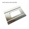 Mittelbedeckungsplatte der modularen Metallgehäuse Edelstahl Metallgehäuse