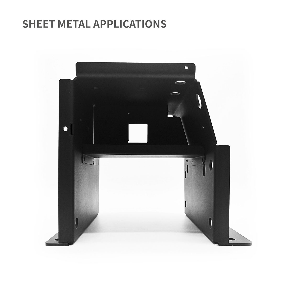 Mittlerer Stil der zwischengezogenen Chassis -Basis für Metallgehäuse mit DIN -Schiene
