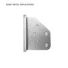 Hochfestigkeitsmontagehalterung für Schrankregal -Metallgehäuse