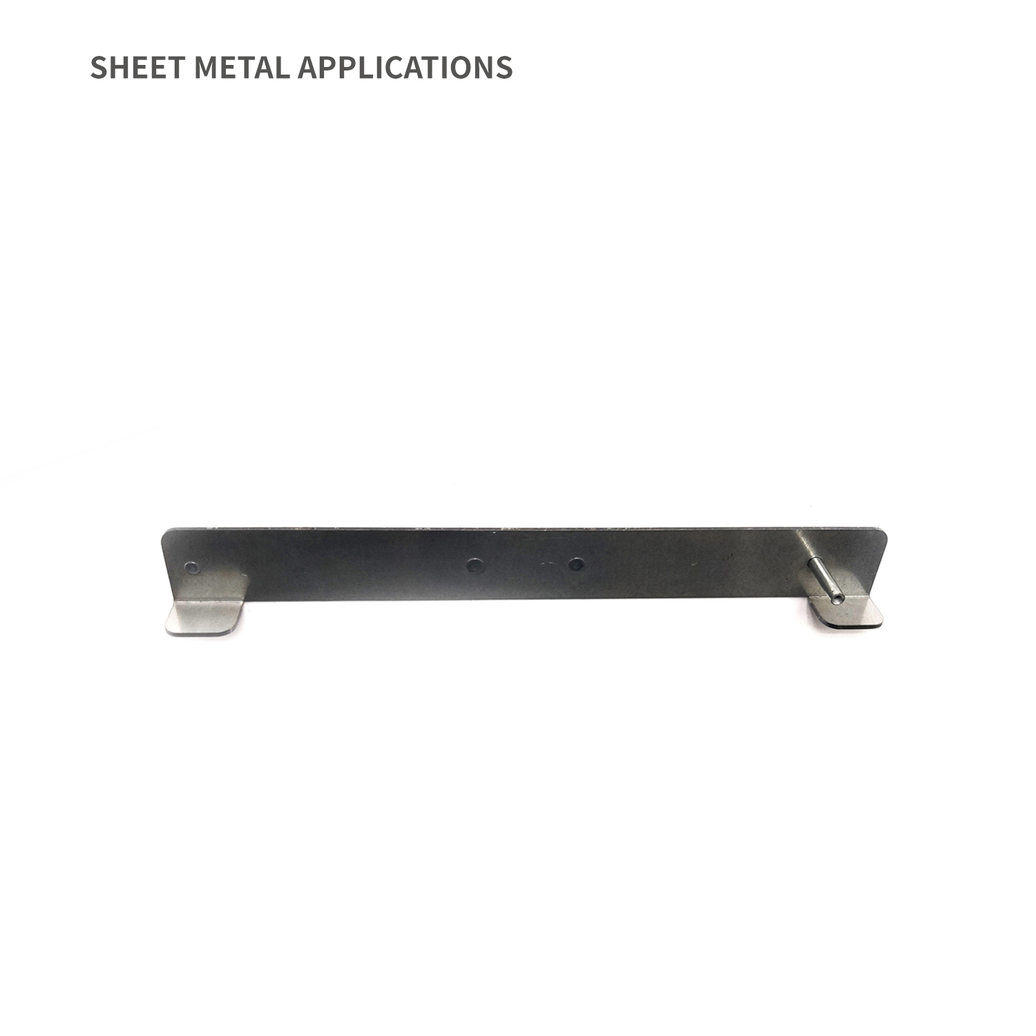 Montagehalterung für die Kontrollplatine in gebogenem Metallgehäuse