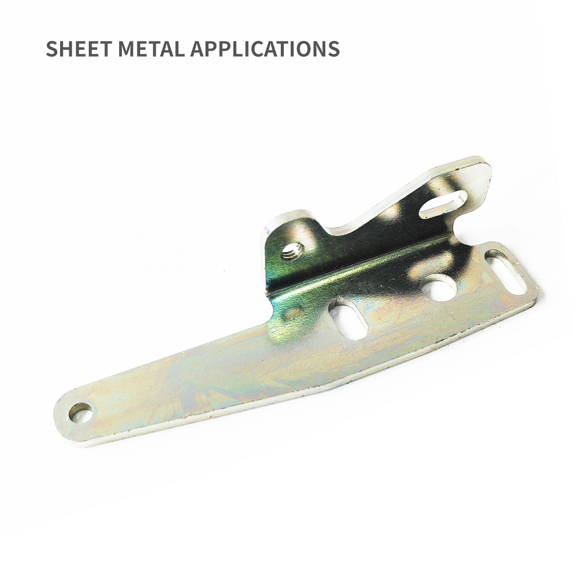 Verzinkte Montagehalterung aus perforiertem Metallgehäuse