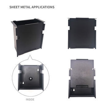 Klassische Stromversorgungsbox mit Abdeckung für isoliertes Metallgehäuse