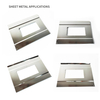 Mittelbedeckungsplatte der modularen Metallgehäuse Edelstahl Metallgehäuse