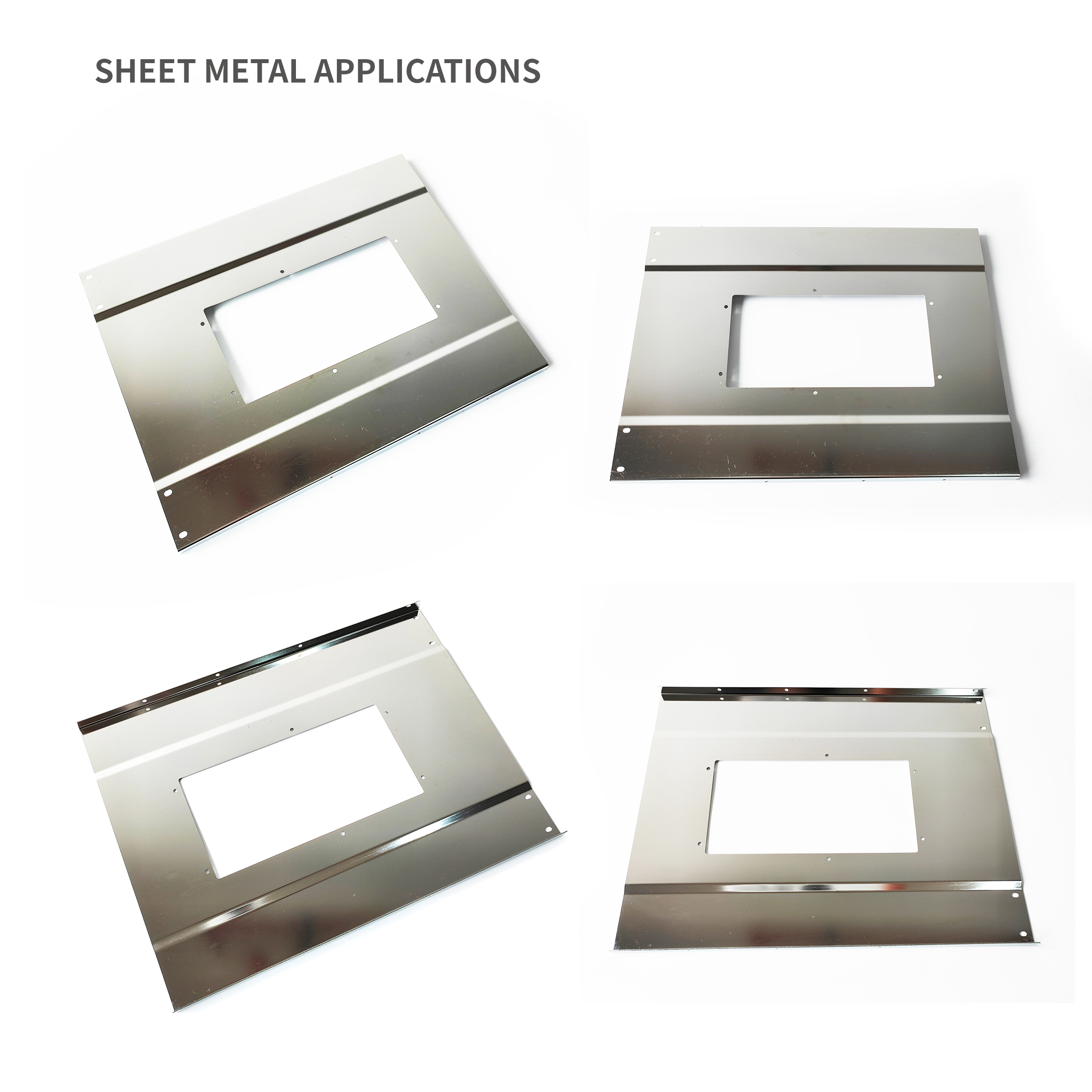 Mittelbedeckungsplatte der modularen Metallgehäuse Edelstahl Metallgehäuse