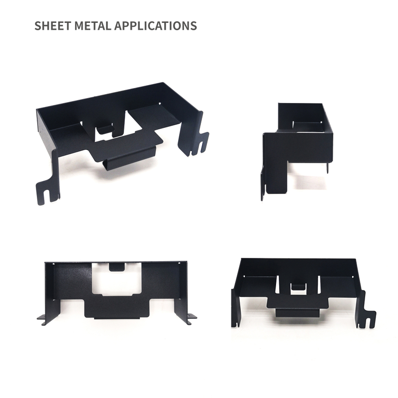 Mouting -Halterung für Retangle -Komponenten aus gebogenem Metallgehäuse