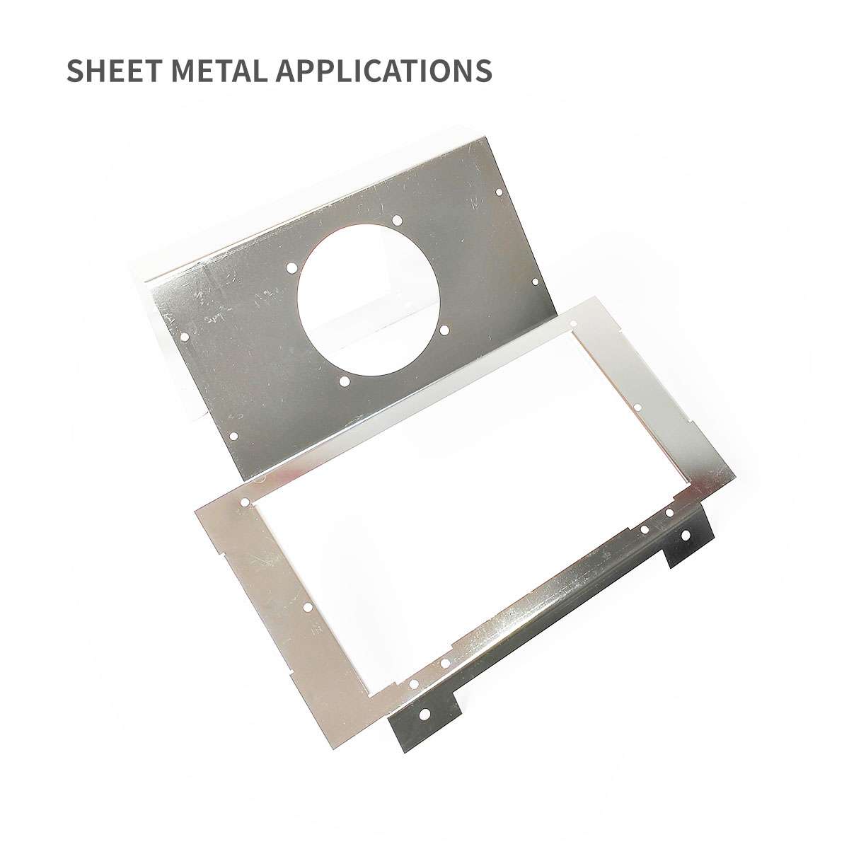 Edelstahl -Montagetracks aus Edelstahl -Metallgehäuse einschließlich Motor